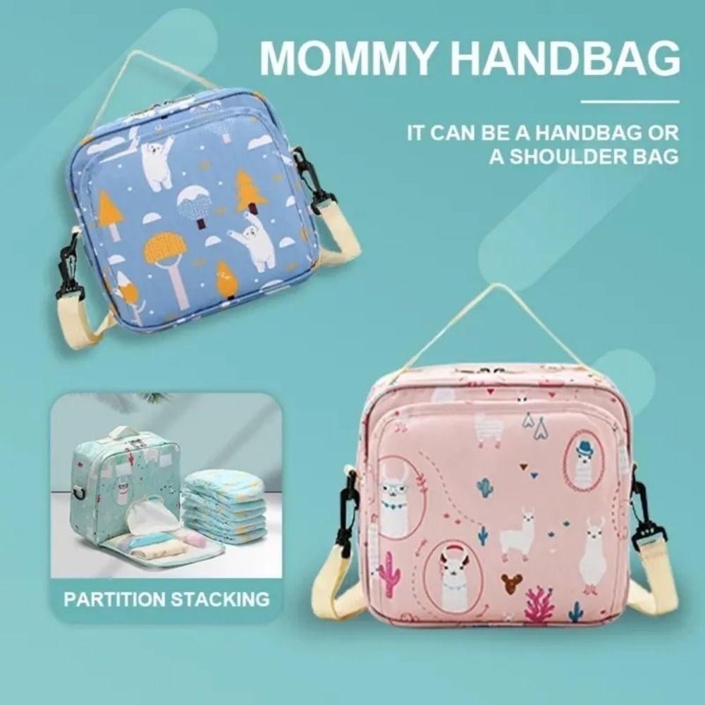 Prints Mother Handbag Portable Mommy Bag Fashion Baby Diaper Bags  Newborn Baby