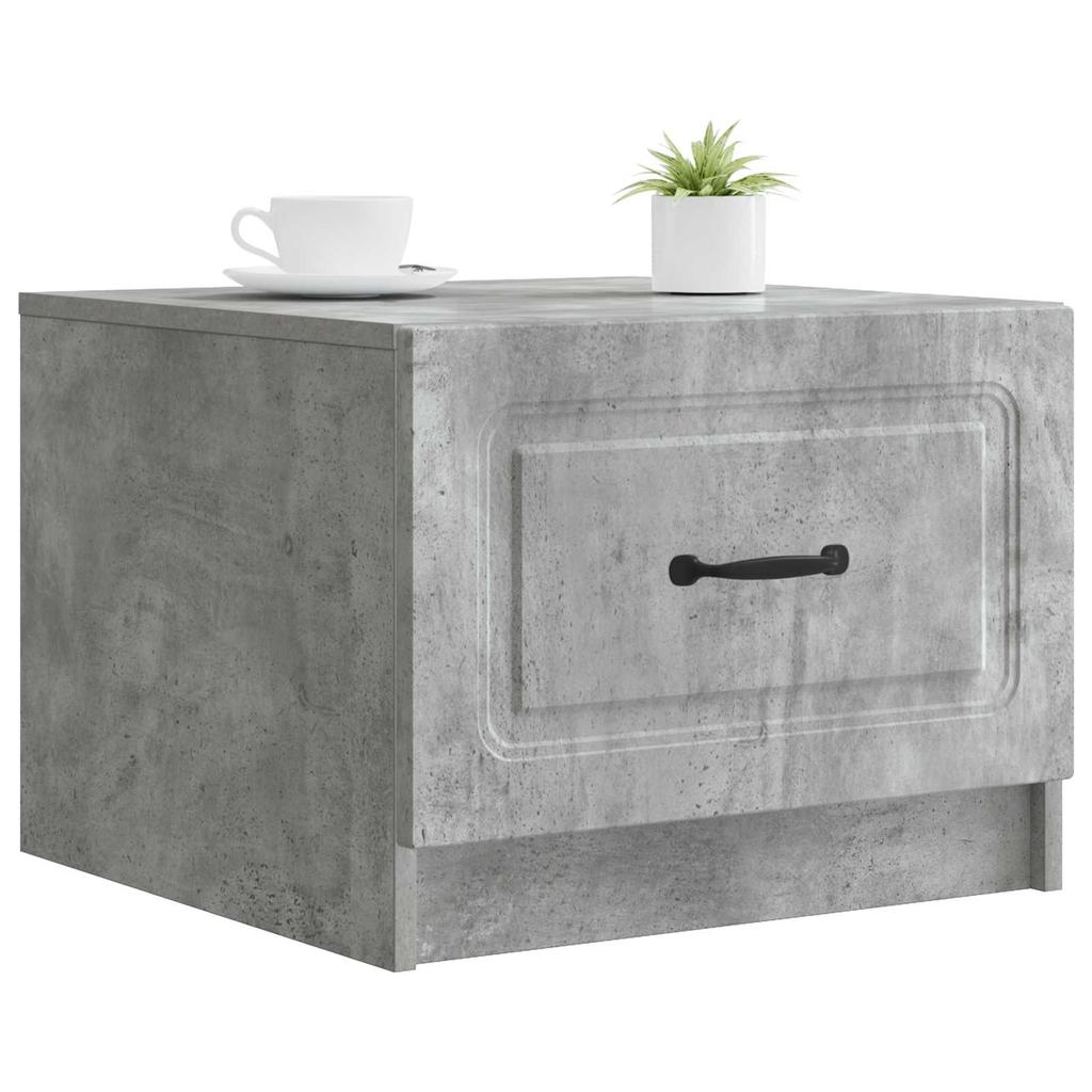 Coffee Table Concrete Grey 49 x 50 x 37 cm Particleboard