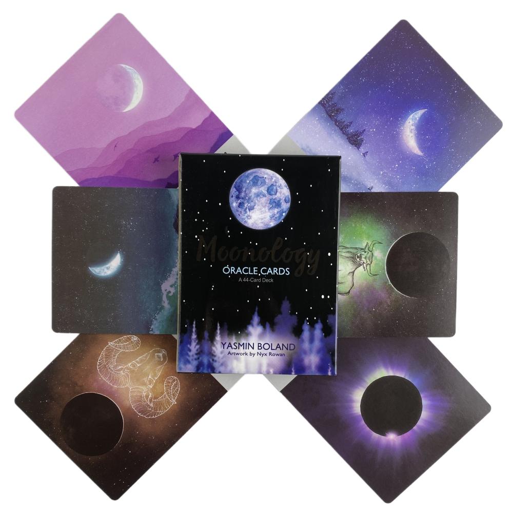 Black Moon Oracle Tarot Cards Board Game for Fate Divination Entertainment Party Games Entertainment