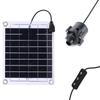10-50W Solar Water Pump Garden Decoration Mini Water Pump Watering System Solar Panel Pump with Adjustment Switch Kits for Pond