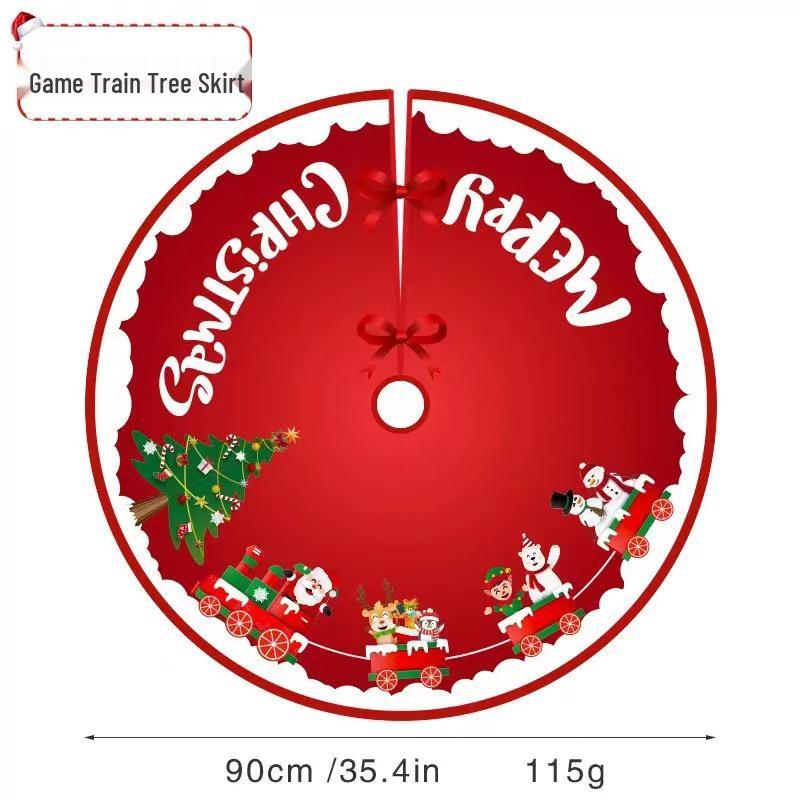 Creative Cute Christmas Tree Skirt for Festive Decor