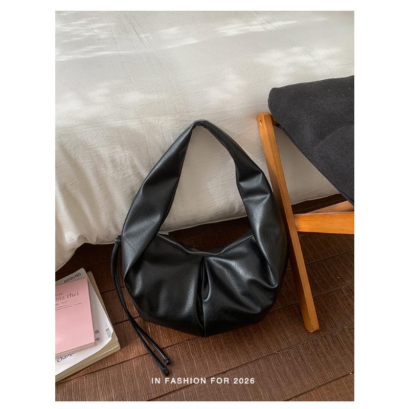 

Fashionable Single-shoulder Bag - Niche Design for Commuting Handbag with Shoulder Strap and Crossbody Strap чорний