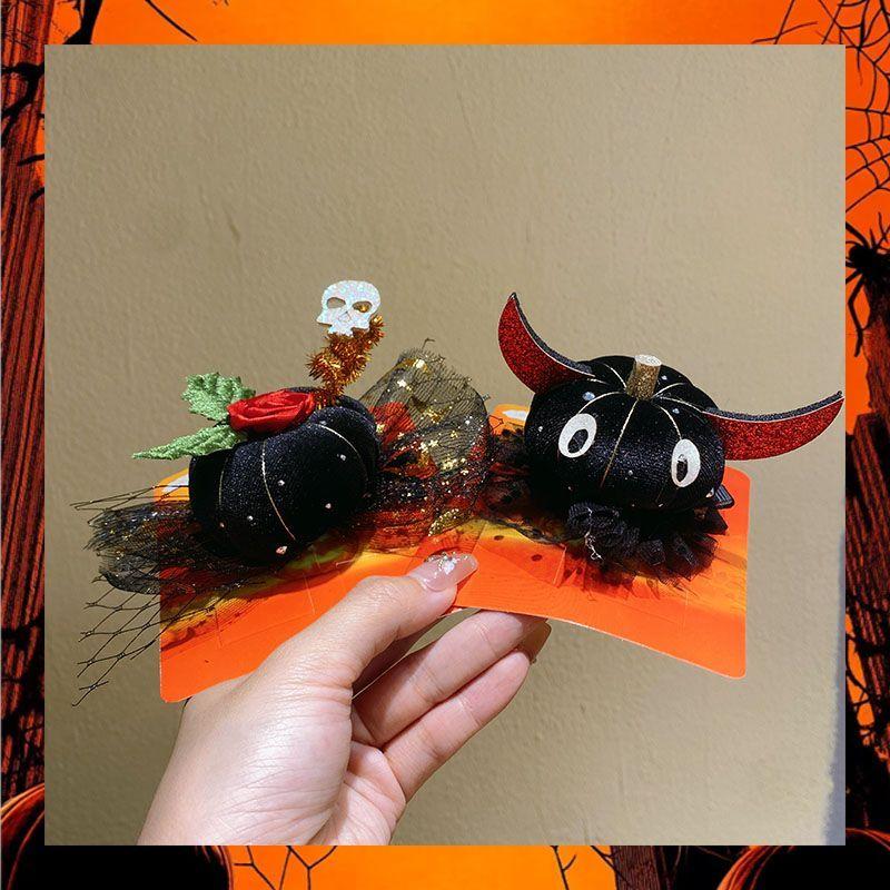 Halloween Headwear, Witch Hat, Hair Clip Party, Pumpkin Headwear, Girls' Fun and Funny Hair Accessories