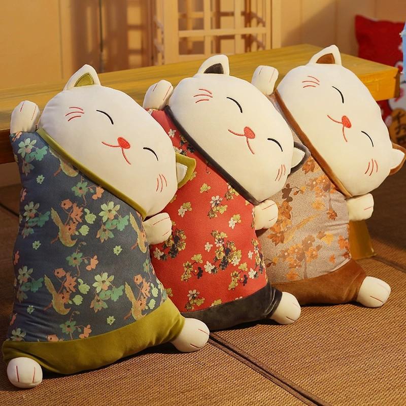 Kočičí polštář Kancelářský Dvouúčelový Dva v jednom Polštář na ochranu pasu Pohovka v obývacím pokoji Pasový polštář Odnímatelný Pratelný polštář Auto