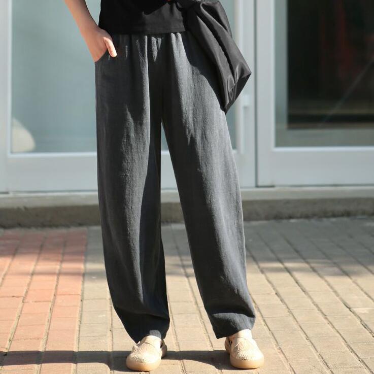 Baumwolle Große Größe Casual Hosen Frauen Lose Hohe Taille Rübe Hosen