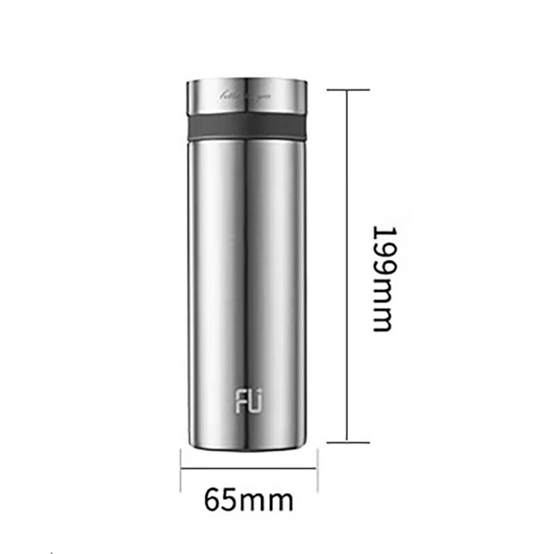 FUGUANG FU+ 316L Stainless Steel Insulated Tea Infuser Mug