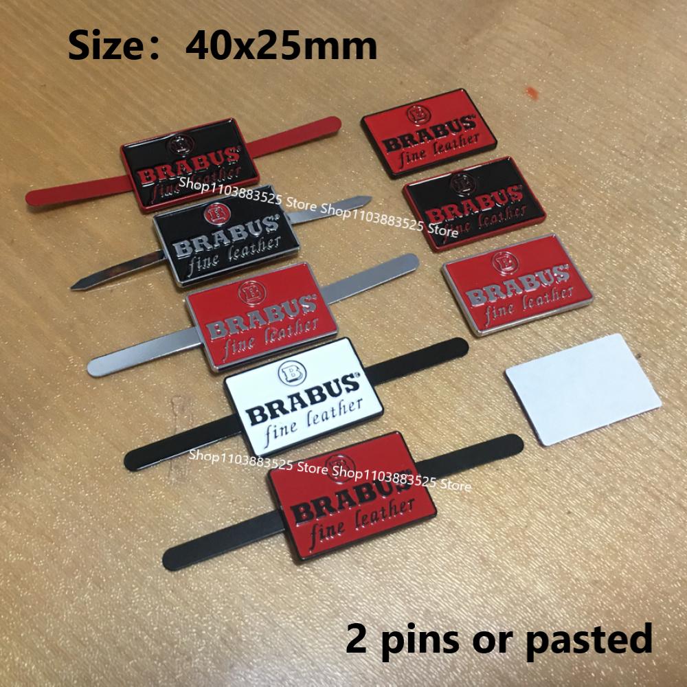 Metal 40x25mm Car Emblem Seat Badge Nameplate Label for Smart W204 G W205 W254 GLC W176 GLS CLA G63 G65 W463 G500 G350
