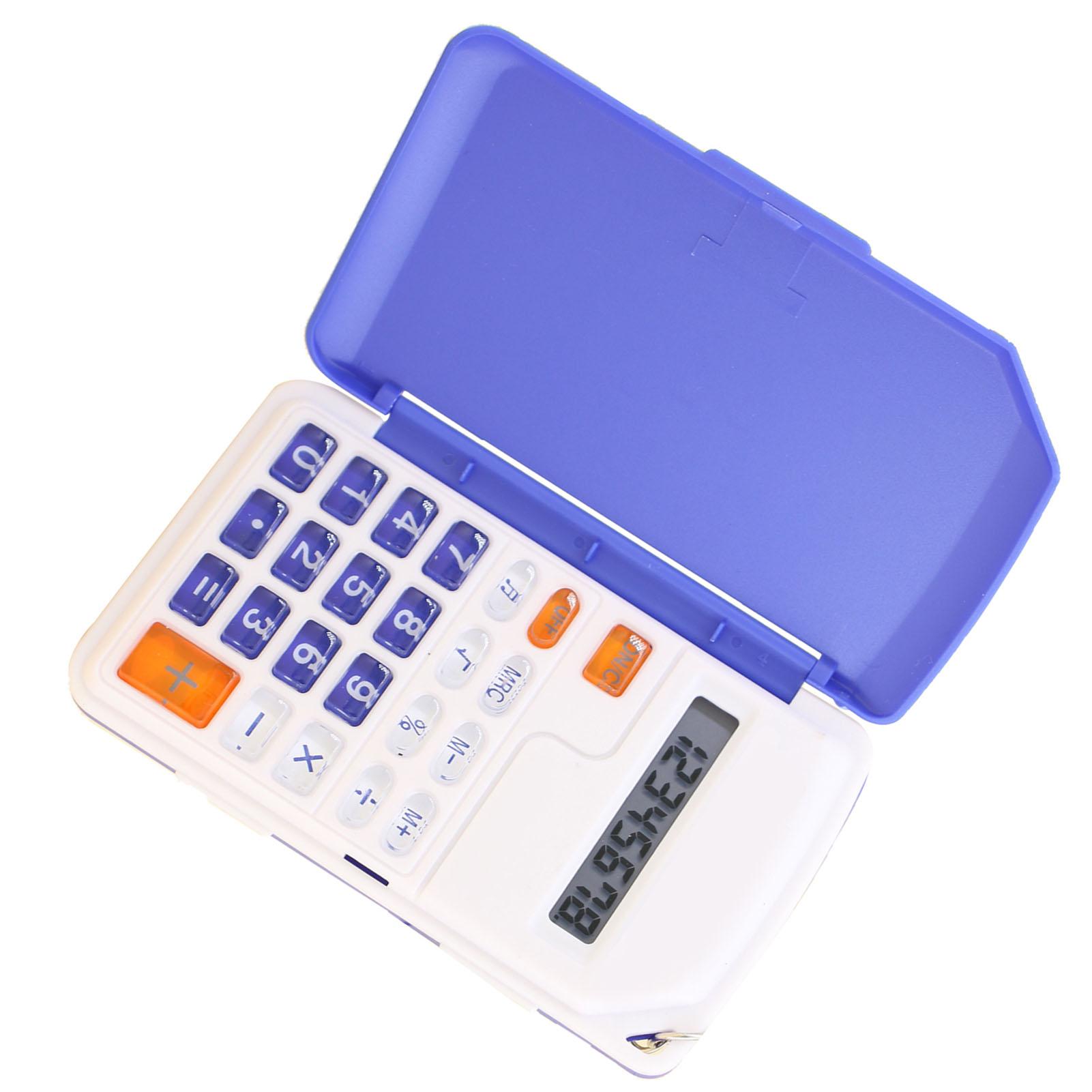 

Маленький Калькулятор Портативный Цветной Многофункциональный Студенческий Калькулятор с Откидной Крышкой для Детей