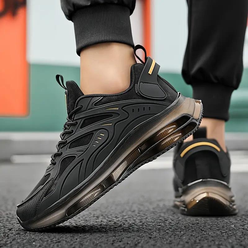 Fashion trend men's shoes non-slip shock-absorbing running shoes comfortable and breathable casual sports trendy shoes