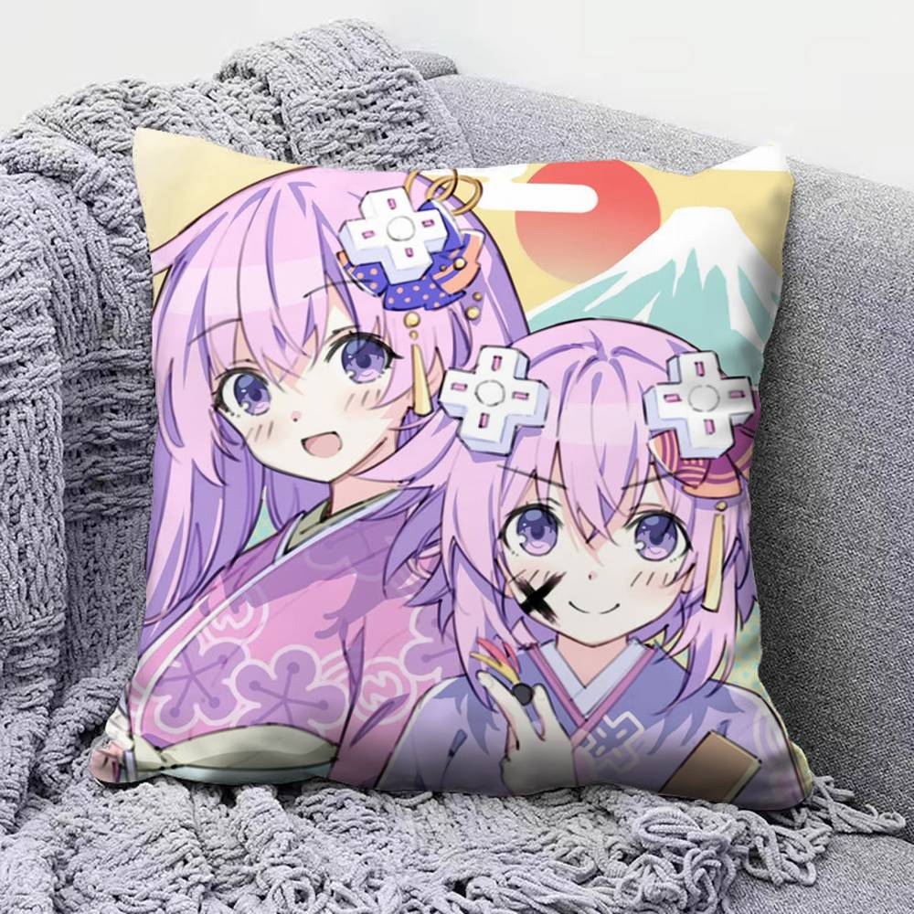 Hyperdimension Neptune Game Anime Girl Pillow Covers Home Sofa Cushion Covers and Aecorative Custom