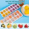 14 Grids Ice Cube Tray Silicone Mold Square Ice Cube Tray Mold Ice Cube Maker Non-toxic Durable Bar Pub Wine Ice Blocks Maker