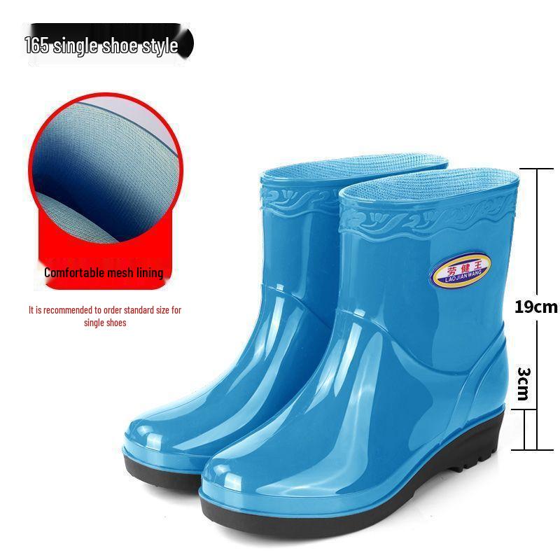 

Women s Mid-Calf Non-Slip Water Shoes: Thick Sole, Comfortable, High-Top Crystal Slippers for All Seasons 36