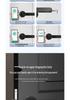 Fingerprint Smart Lock for Interior Wooden Doors with Keypad