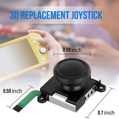 24Pcs 3D Replacement Joystick for Joycon Joystick Replacement for Nintendo Switch Joy Con Grip Accessories