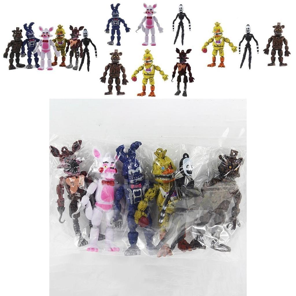 New Arrival 6pcs Fnaf Five Nights At Freddy's Miniature Game Collection