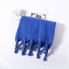 Spring, autumn and winter new solid color knotted beard scarf versatile outer warm scarf shawl