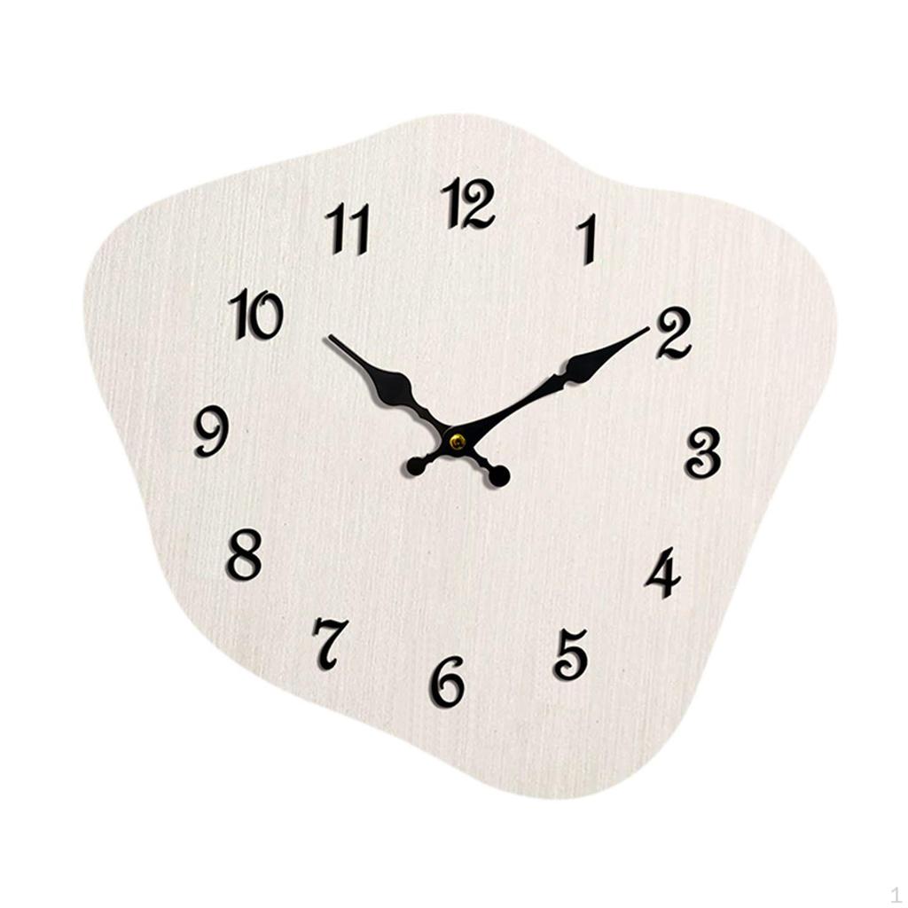 Clock Creative Silent Wall Arabic Numerals Sturdy Fashionable Aesthetic Timepiece