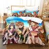 3D Nyomtatás Anime Card Captor Sakura Ágynemű Szett Fiúk Lányok Kétágyas Queen Méretű Paplanhuzat Párnahuzat Ágy Gyerekek Felnőtt Otthoni Textil