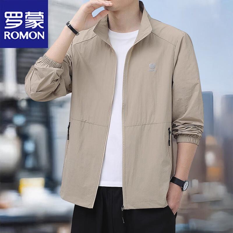 Romon Men's Ice Silk Sun Protection Jacket