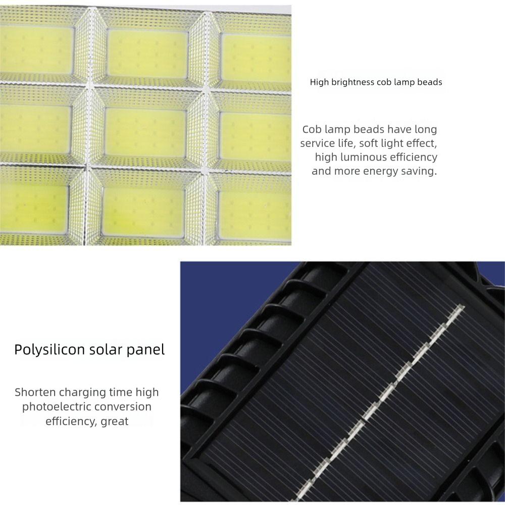 3 Light Mode LED Solar Street Lights Waterproof Solar Powered Security Light  Street