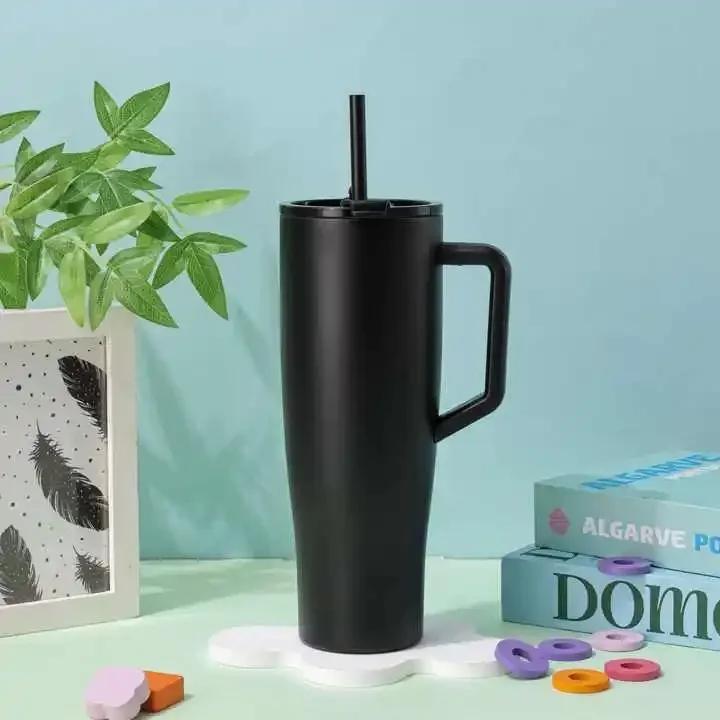 40oz 1200ml Stainless Steel Thermal Mug Insulated Coffee Cup Water Bottle Travel Tumbler Vacuum Flask for Office Car Home