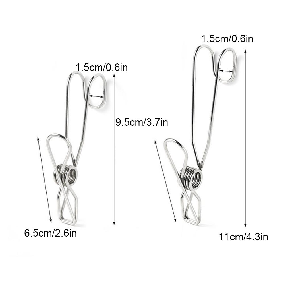 Ac de agățat Agrafe de rufe din oțel inoxidabil Agrafe de rufe pentru uscare Agrafe de rufe multifuncționale pentru bucătărie, baie, sufragerie