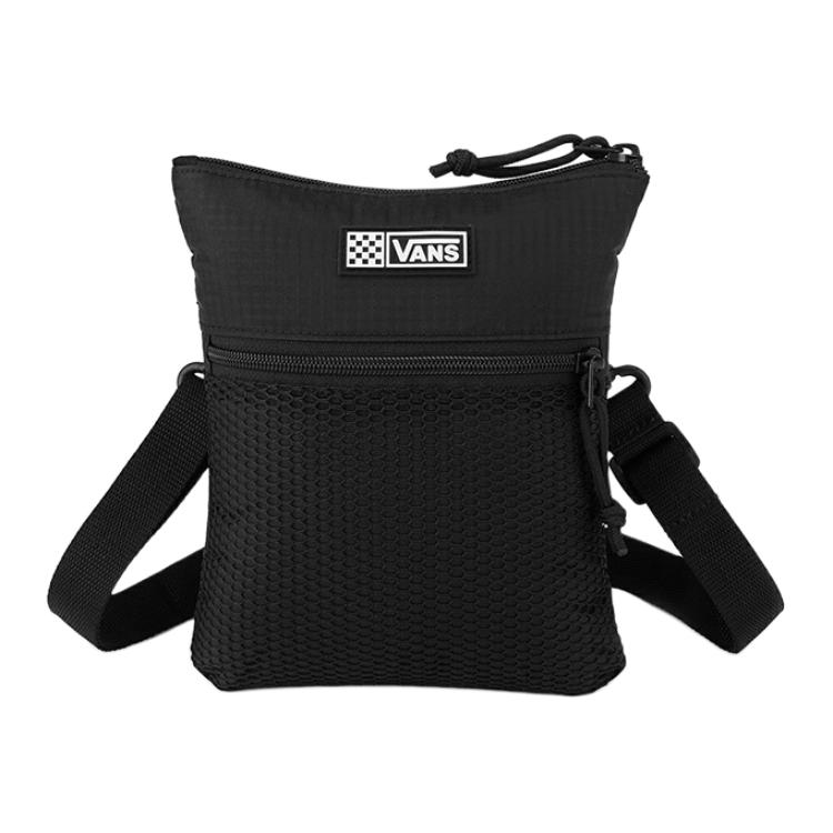 Сумка через плечо Vans Athleisure из полиамида, Сумка на плечо Унисекс Черная VN0A4DRRBLK