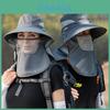 Chapéu de Sol de Verão Para Homens Mulheres Com Malha Respirável e Aba Larga Para Atividades ao Ar Livre