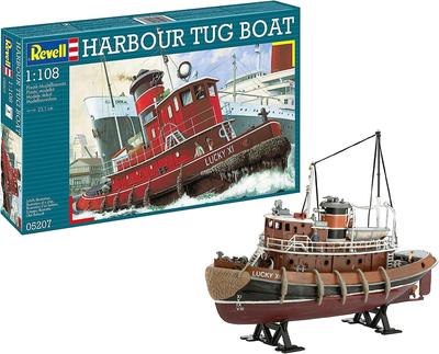 German Revell Harbor Tugboat Plastic Model 1/108