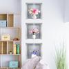 3pcs/set Wall Sticker Self-adhesive 3D Simulation Watercolor Home Decor Removble Wall Decals Potted Plant Stickers Flower Pots