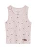 Gelato Pique Heart Embroidered Rib Tank Top PWCT252230PNKF Cup-in