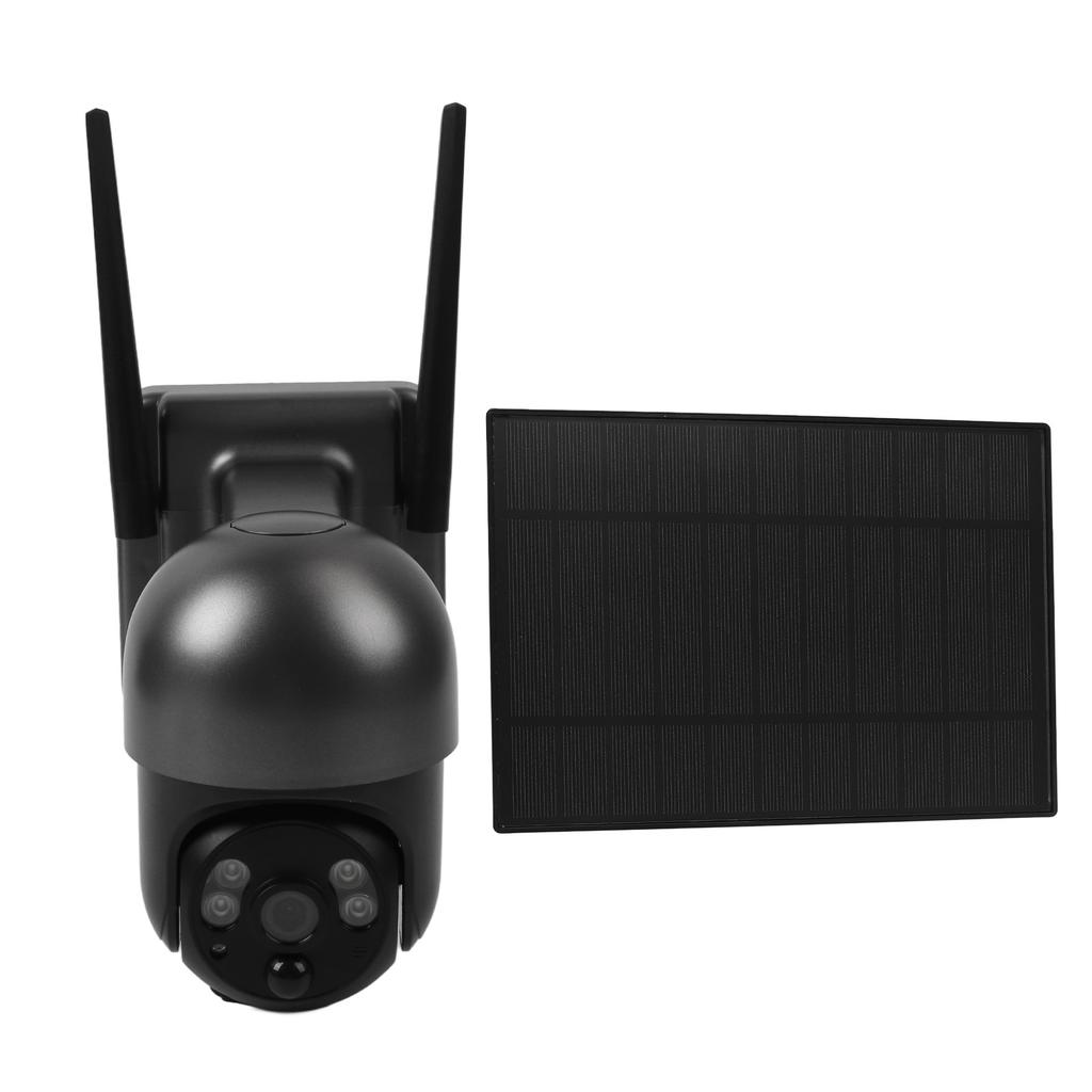 4G LTE Solar Security Camera HD Images Loop Recording Supports Cloud Storage Wifi Camera for Home