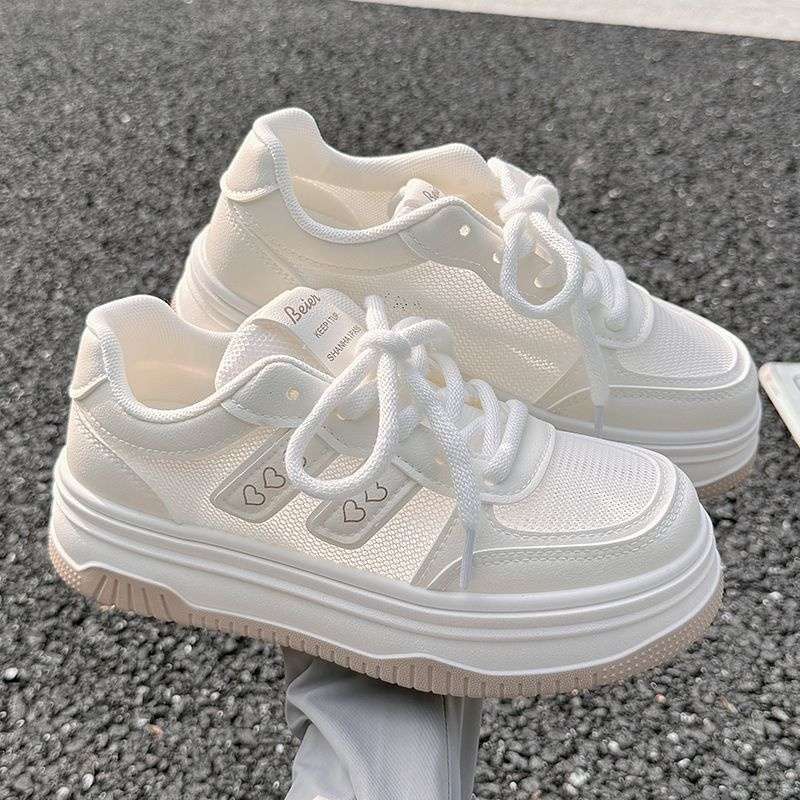 Summer Women's Shoes Little White Shoes Women's Skirt 2025 New Popular Mesh Shoes Breathable Mesh Casual Shoes Sports Shoes