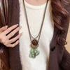 New Chinese Bohemian Retro Tassel Long Necklace Female Exotic Ethnic Style Pendant Versatile Neck Accessories