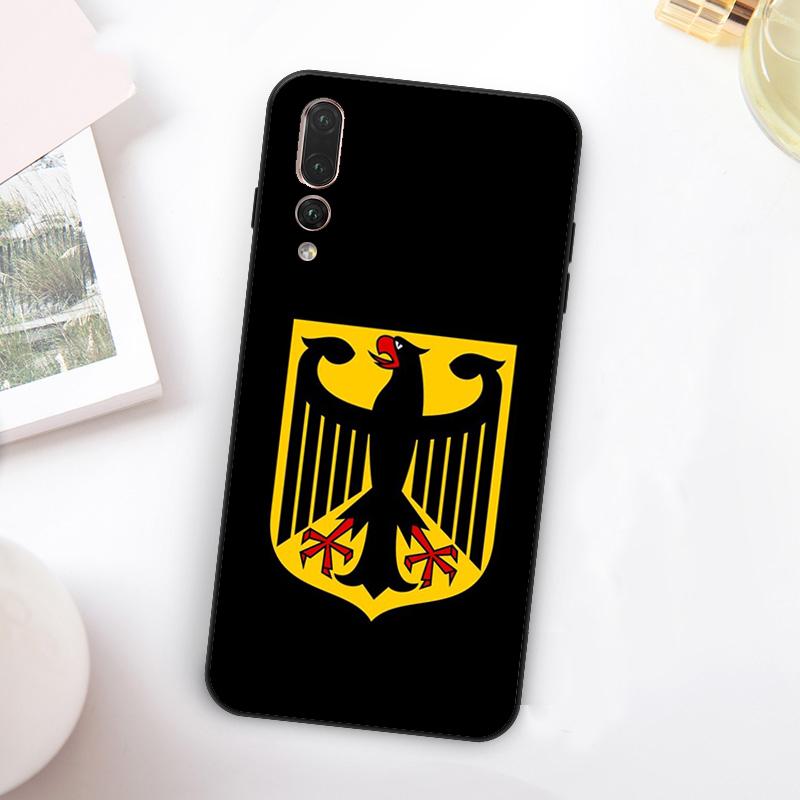 Germany Flag Emblem For Huawei Nova 5T 9 10 SE 7i 8i 11i 12i Y73 Y90 Y70 Y72 Y61 Y91 Y60 P20 P40 P30 Lite Case