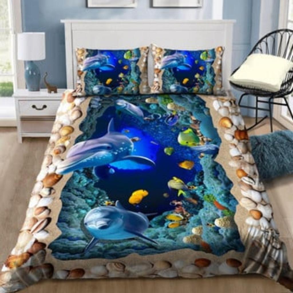Tmarc Tee D Magic Bedding Cover Suit Comforter Duvet Cover Set Home Textiles