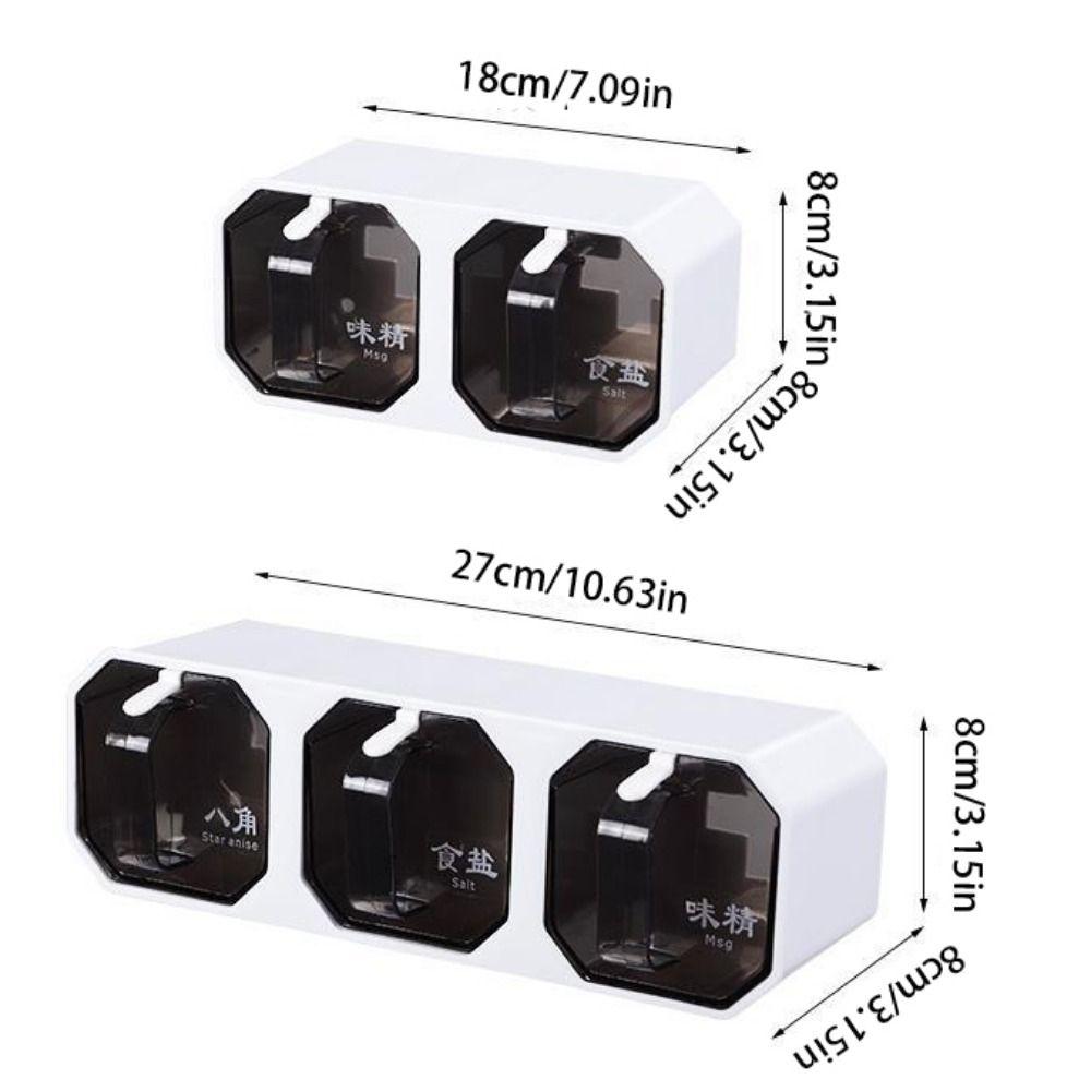 Spoon Durable Household Waterproof Seasoning Container Kitchen Gadget Device Sugar Jar Spice Box