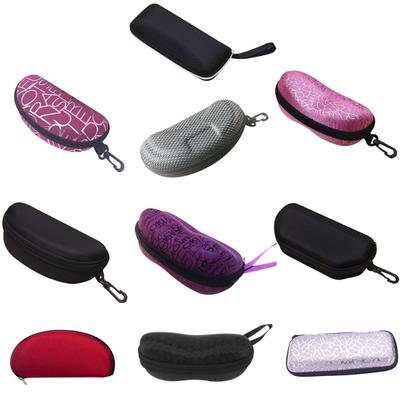 Portable Crush Resistant Sun Glasses Spectacles Case Zipper Storage Box Holder