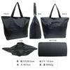 Large Tote A3 Ripstop Top Interior Zipper Ideal for 57cm x x Black Bag, Compatible, Plain, Lightweight, Durable, Fabric, Zipper, Pocket, Travel,