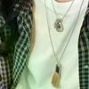 Unique Design 3 Colors Brush Tassel Pendant Necklaces For Women Casual Fashion Long Chain Neck Jewelry Gift