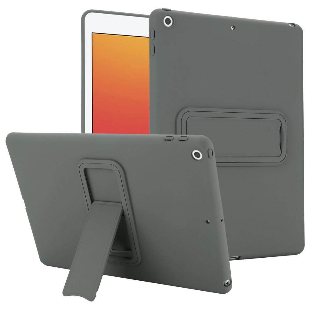 Kickstand Tablet Case for iPad 10.2 (2021)/(2020)/(2019) TPU+PC Skin-Friendly Protective Cover