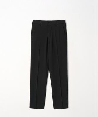 EZIO Classic Hidden Banding Slacks_Black
