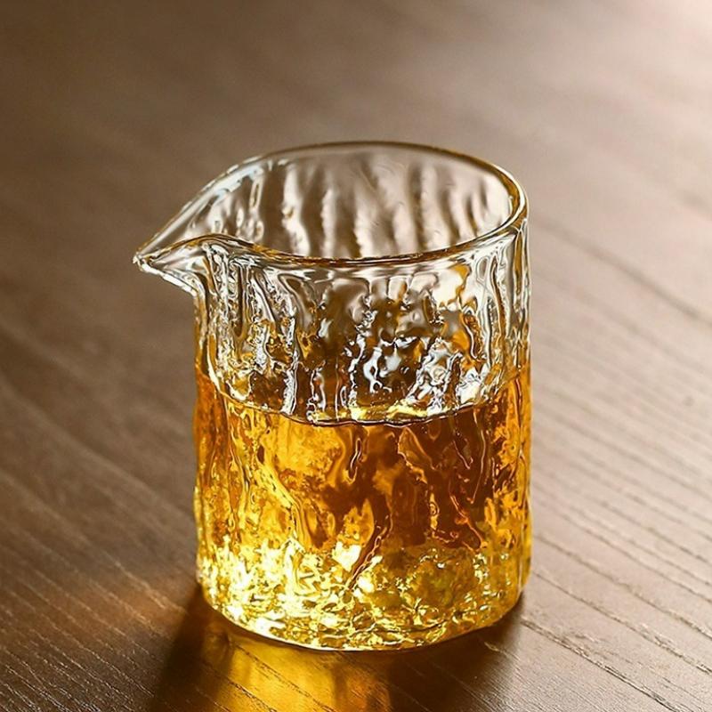 Japoński Ręcznie Robiony Przezroczysty Szklany Kieliszek do Herbaty Kung Fu Zestaw Herbaciany Akcesoria do Podziału Herbaty Chahai Domowe Akcesoria do Ceremonii Herbacianej Nowy