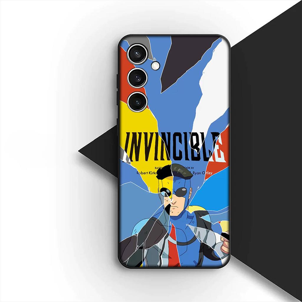 Omnis I-Invincibles Man Silicone Cover for Samsung Galaxy S25 S24 S23 FE Ultra Plus S7 Edge S25+ S24+ A56 5G + Coque Phone Case