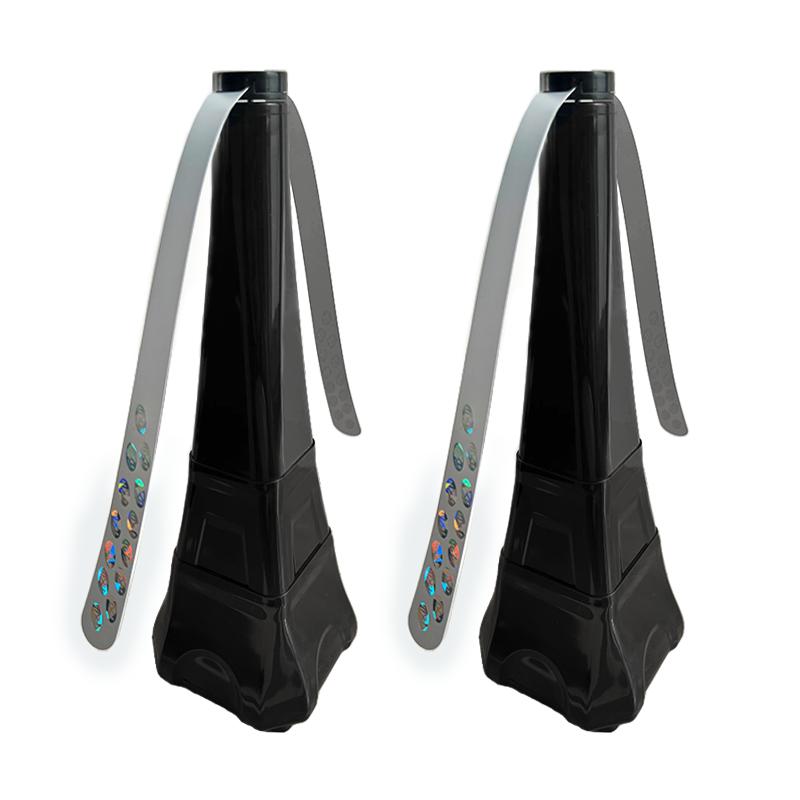 Set de 2, Ventilatoare electrice pentru omorât muște, Funcționează pe baterii, Potrivite pentru mese în interior sau exterior, Perfecte pentru picnicuri și utilizarea la masă. Ideal pentru Grătare, Evenimente,