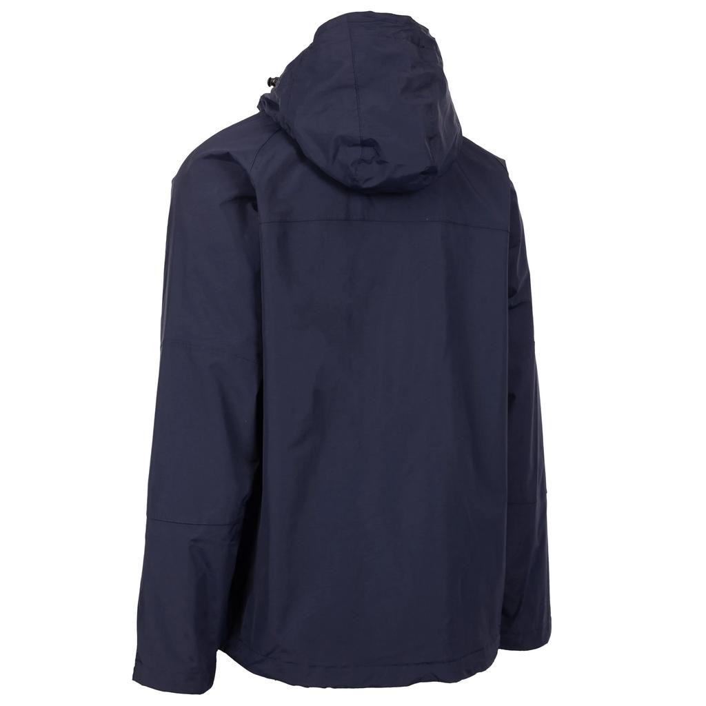 TRESPASS Mens Corvo Hooded Full Zip Waterproof Jacket/Coat