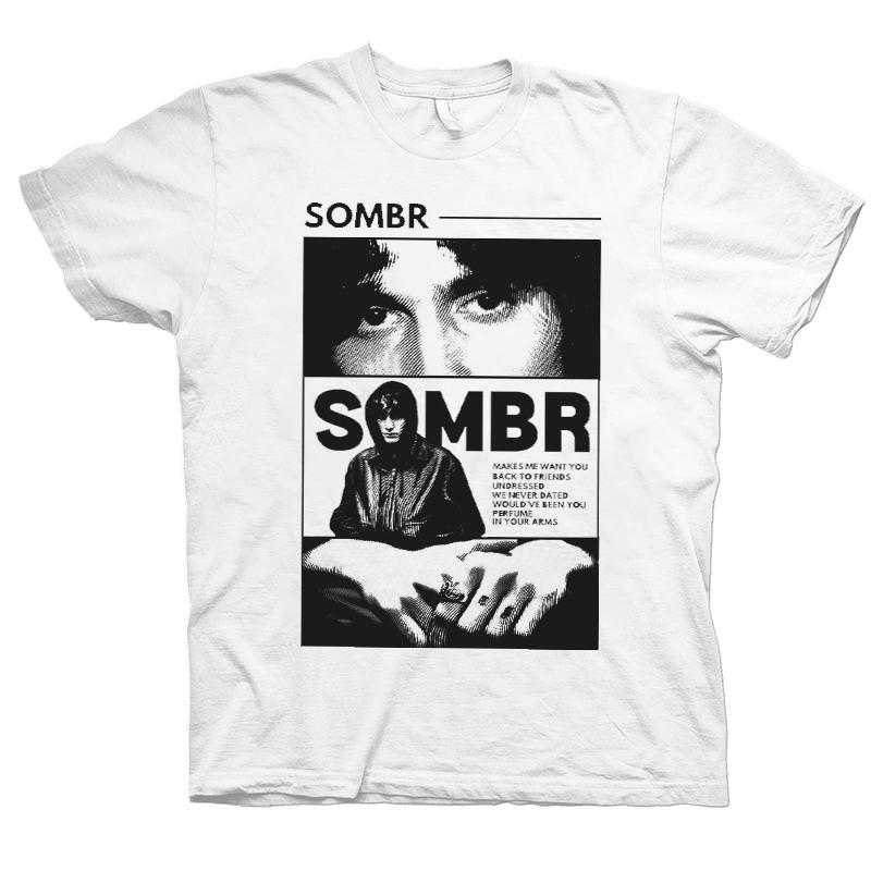 Hot Rare Sombr On New Concert White S to 5XL Unisex Shirt VK398