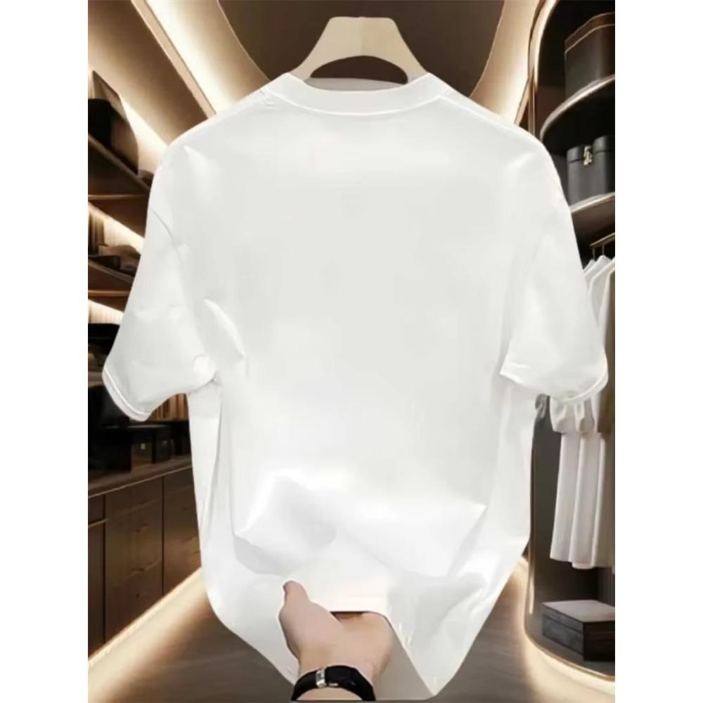 Velká velikost Prodyšné a zábavné oblečení Ducati Pánské motocyklové tričko s potiskem Neformální bavlněný top Módní a pohledný