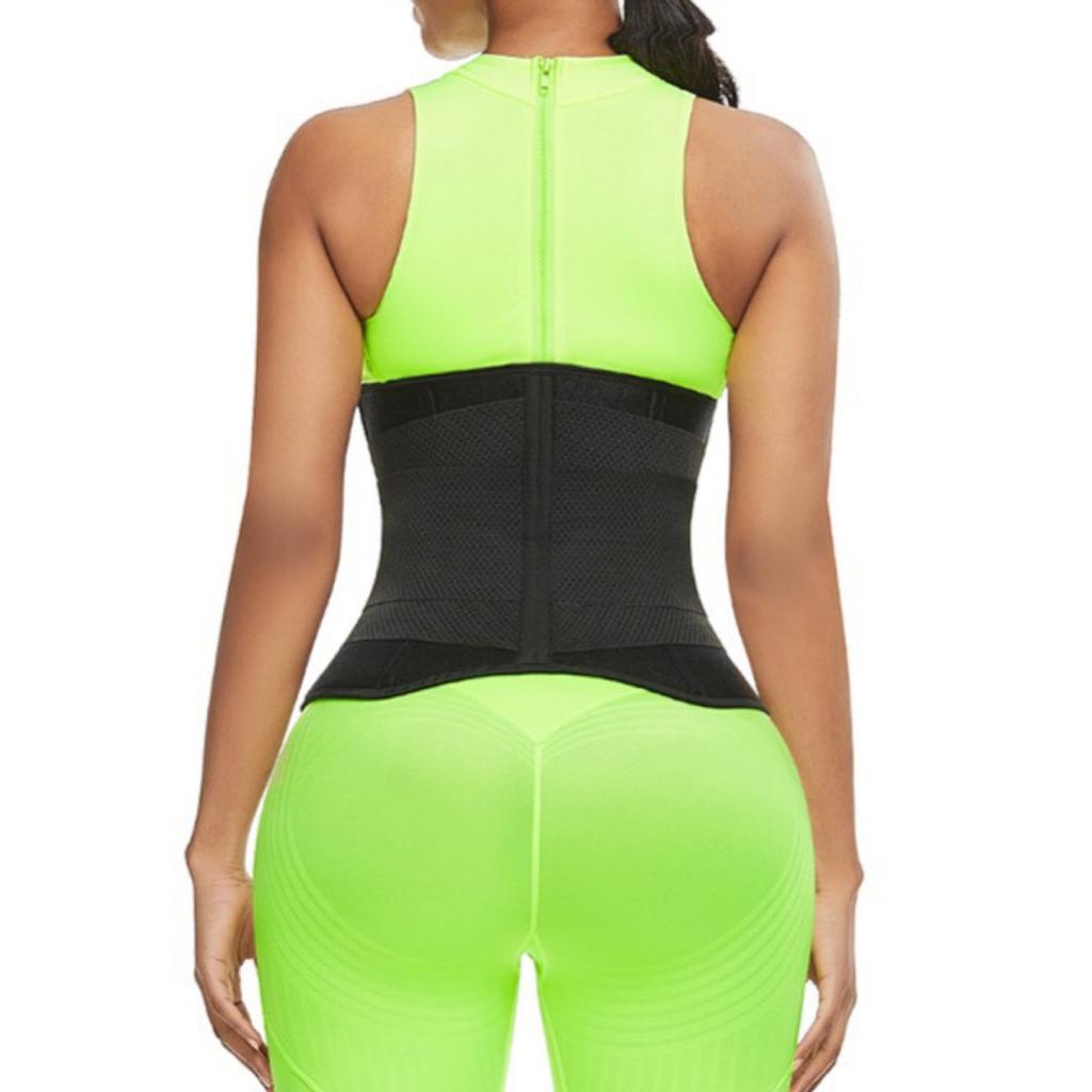 Fashion Women Zipper Belts Corset Sports With Breastplate Stylish Tunic Corset