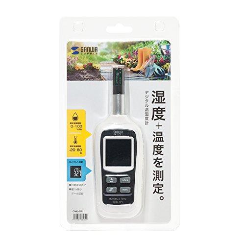 SANWA SUPPLY Digital Thermo-Hygrometer CHE-TP1